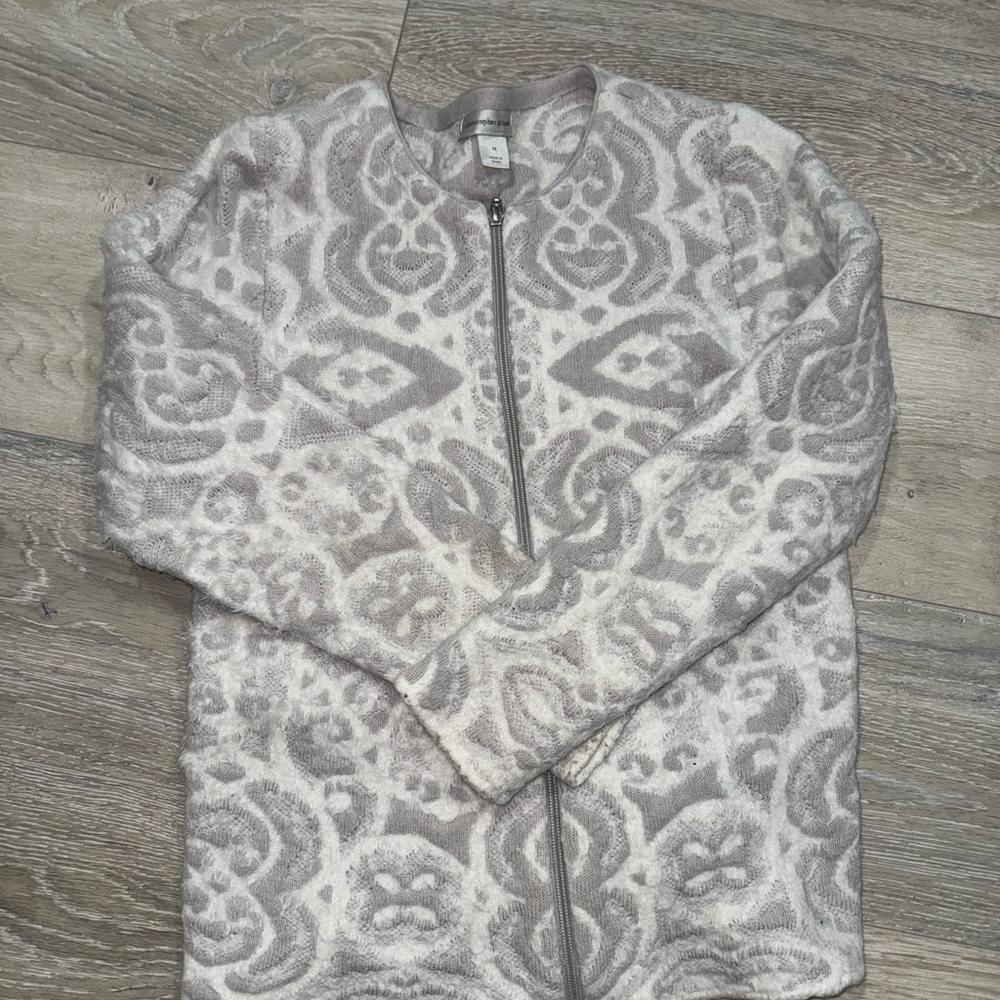 Christopher and Banks zip up sweater